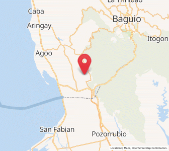 Map of Inabaan Sur, Ilocos