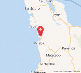 Map of Inangatan, Eastern Visayas