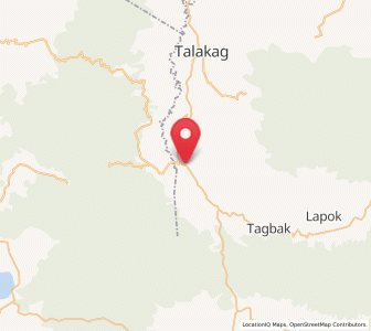 Map of Indulang, Northern Mindanao