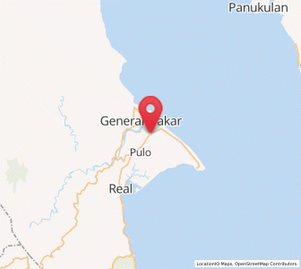 Map of Infanta, Calabarzon