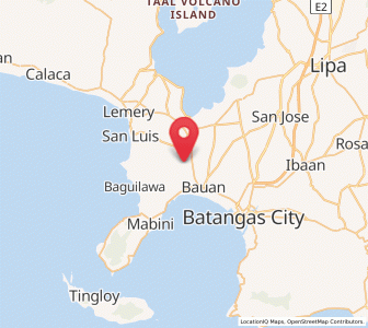 Map of Inicbulan, Calabarzon