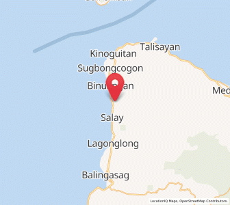 Map of Inobulan, Northern Mindanao