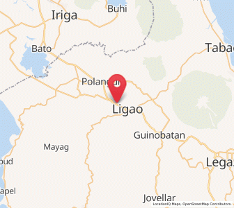 Map of Iraya, Bicol