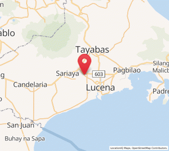 Map of Isabang, Calabarzon