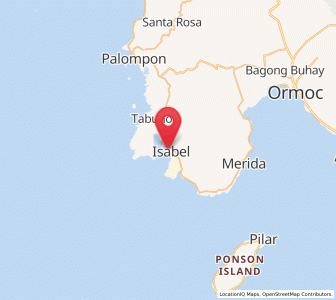 Map of Isabel, Eastern Visayas