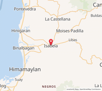 Map of Isabela, Western Visayas