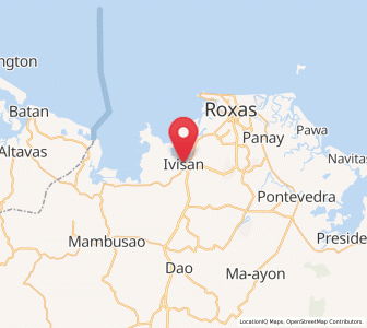 Map of Ivisan, Western Visayas