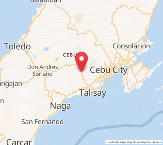 Map of Jaclupan, Central Visayas