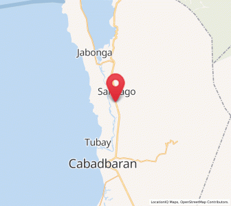 Map of Jagupit, Caraga