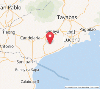 Map of Janagdong, Calabarzon