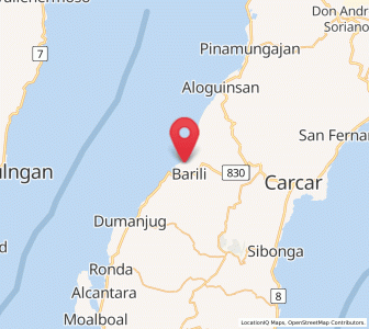 Map of Japitan, Central Visayas