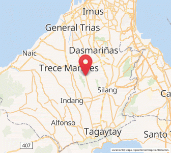 Map of Javalera, Calabarzon