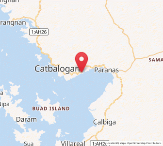 Map of Jiabong, Eastern Visayas