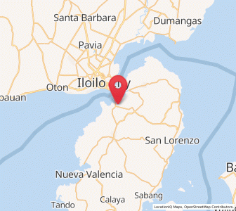 Map of Jordan, Western Visayas