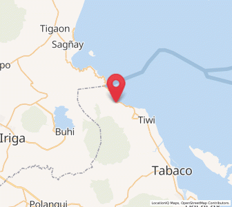 Map of Joroan, Bicol