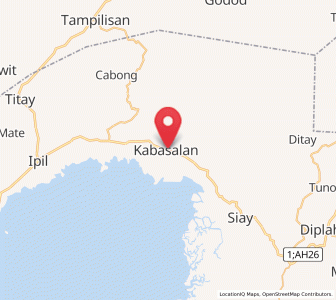 Map of Kabasalan, Zamboanga Peninsula