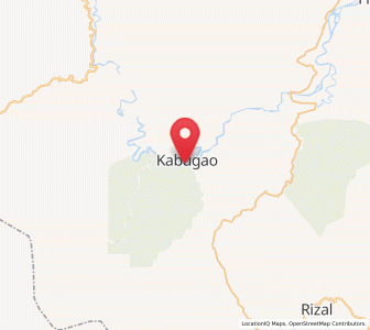 Map of Kabugao, Cordillera