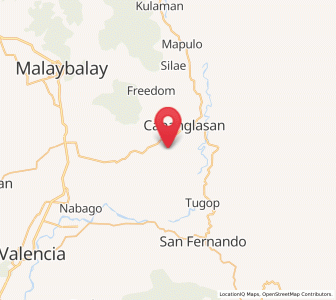 Map of Kabulohan, Northern Mindanao