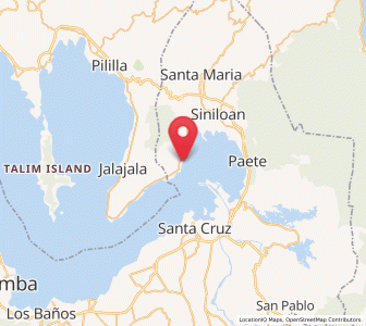 Map of Kabulusan, Calabarzon