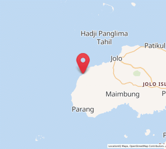 Map of Kagay, Autonomous Region in Muslim Mindanao