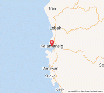 Map of Kalamansig, Soccsksargen