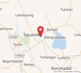 Map of Kalandagan, Soccsksargen