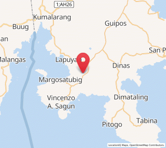 Map of Kalian, Zamboanga Peninsula