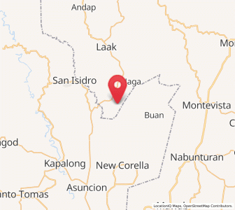 Map of Kaligutan, Davao