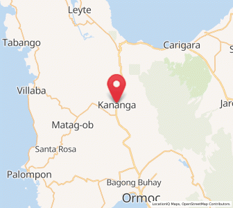 Map of Kananya, Eastern Visayas