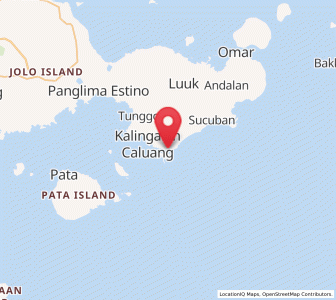 Map of Kanlagay, Autonomous Region in Muslim Mindanao