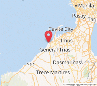 Map of Kanluran, Calabarzon