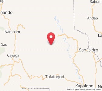Map of Kapalong, Davao
