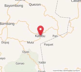 Map of Kasibu, Cagayan Valley