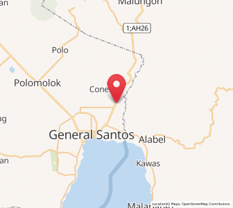 Map of Katangawan, Soccsksargen