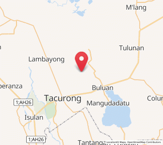 Map of Katico, Autonomous Region in Muslim Mindanao