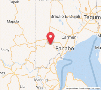 Map of Katipunan, Davao