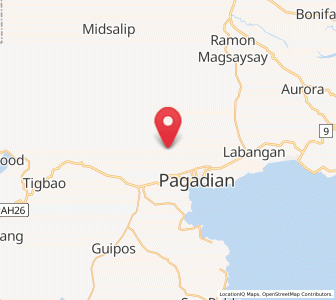 Map of Kauswagan, Zamboanga Peninsula