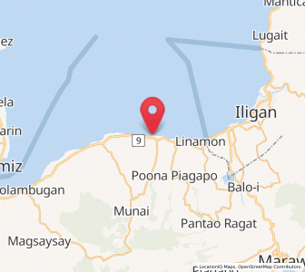 Map of Kauswagan, Northern Mindanao