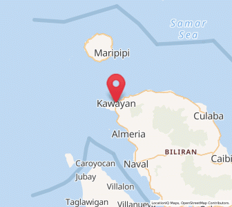 Map of Kawayan, Eastern Visayas