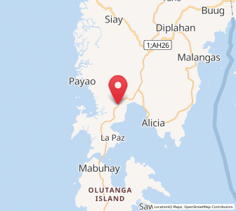 Map of Kawayan, Zamboanga Peninsula