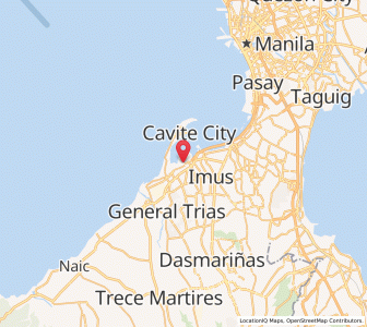 Map of Kawit, Calabarzon