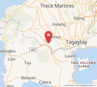 Map of Kaytitinga, Calabarzon