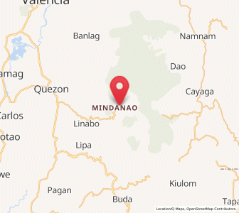 Map of Kibureau, Northern Mindanao