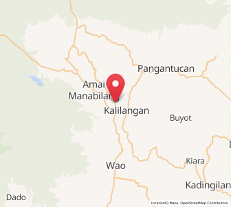 Map of Kimanuit, Northern Mindanao