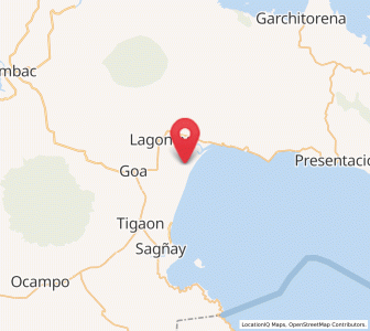 Map of Kinalansan, Bicol