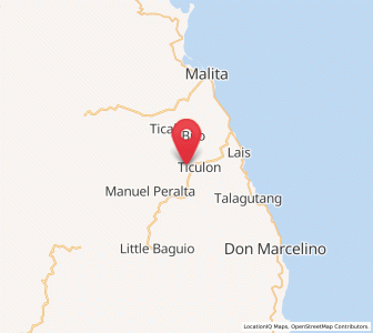 Map of Kinangan, Davao