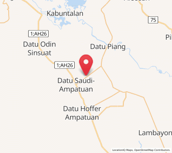 Map of Kitango, Autonomous Region in Muslim Mindanao