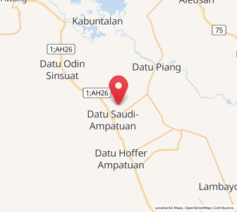Map of Kitapak, Autonomous Region in Muslim Mindanao