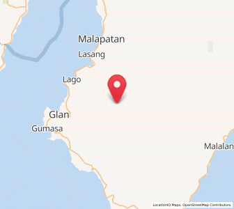 Map of Kiupo, Soccsksargen