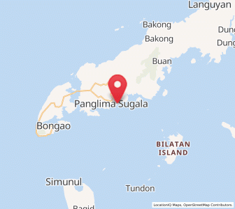Map of Kolape, Autonomous Region in Muslim Mindanao